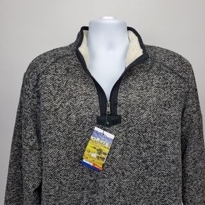 Orvis Brighton Quarter Zip Sweater Nwt 
